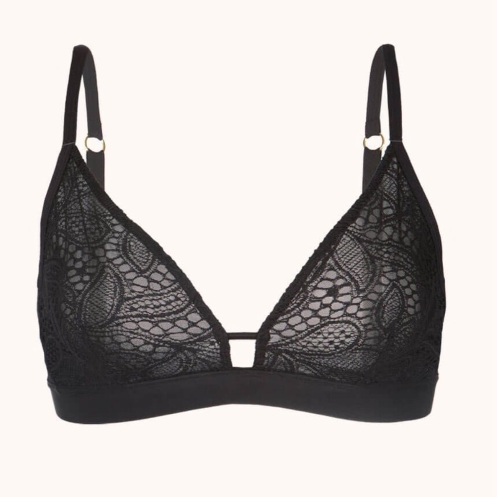 Lively Palm Lace Bralette